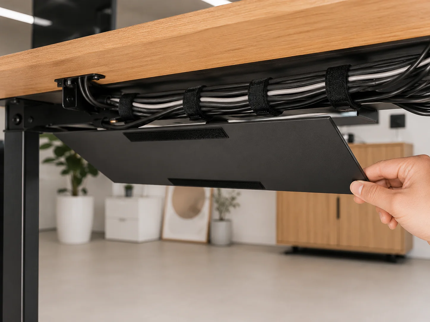 Fixora adhesive hook and loop tape used for office equipment